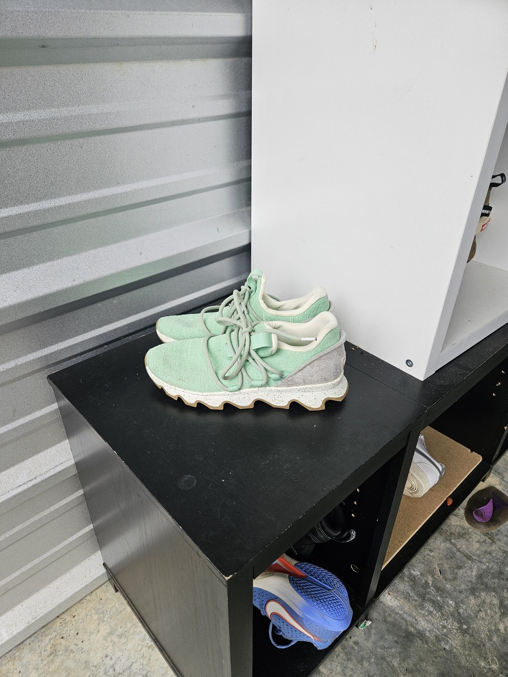 Sorel Kinetic Lace Women’s Size 8 Mint Green Chunky Sneakers Shoes